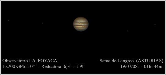 Jupiter y lunas