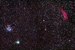 Cometa Machholz, M45 y Nebulosa California