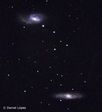 M65 y M66 Galaxias en Leo