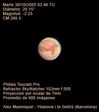 Marte con refractor de focal corta
