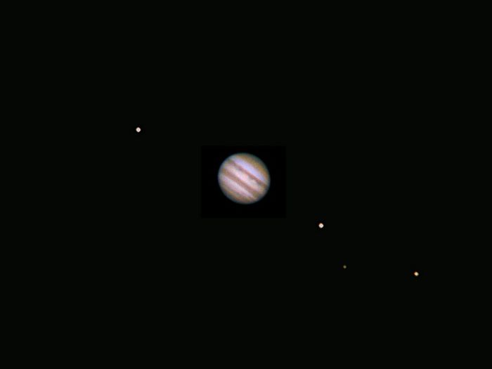 Jupiter (Europa, Calisto, Io, y Ganymedes)