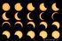Secuencia de 20 imágenes del eclipse (03/10/2005)