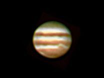 Jupiter a foco primario el 7/04/2004 con GRS