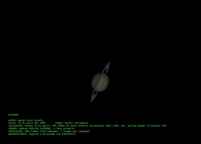 Mi primer Saturno del 2008