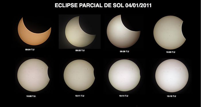 Eclipse parcial Sol 2011